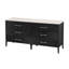 Mayfair 6 Drawer Wood and Marble Dresser-1949127478