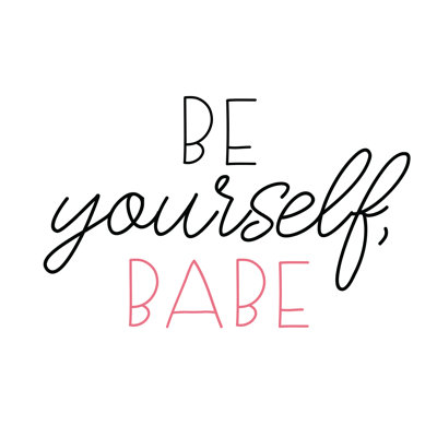Be Babe - Wrapped Canvas Print