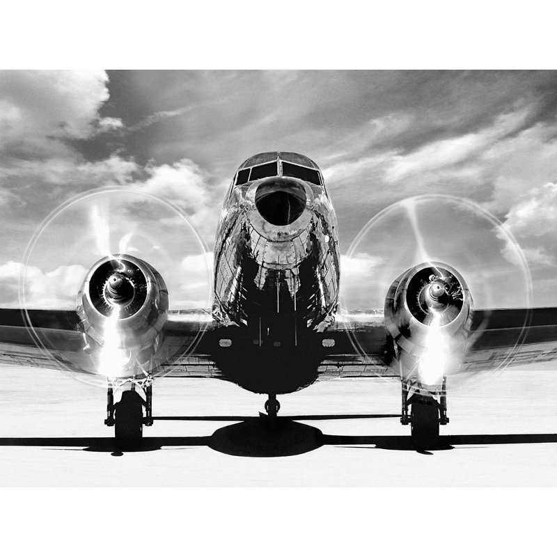 Airplaine Taking Off by Gasoline Images - Wrapped Canvas Print, 70cm H x 100cm W x 4cm D