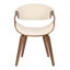 Chaise avec accoudoirs rembourrée Arabelle-277376828-268709807