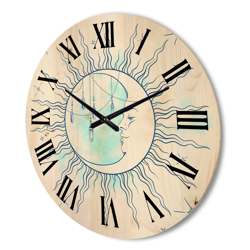 Horloge murale Crescent Moon, Grand