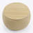 Round Storage Ottoman, 2 in 1 Function, Work as End table and Ottoman-1403322077