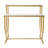 Gold Two-Layer Display Shelf Purse Display Stand