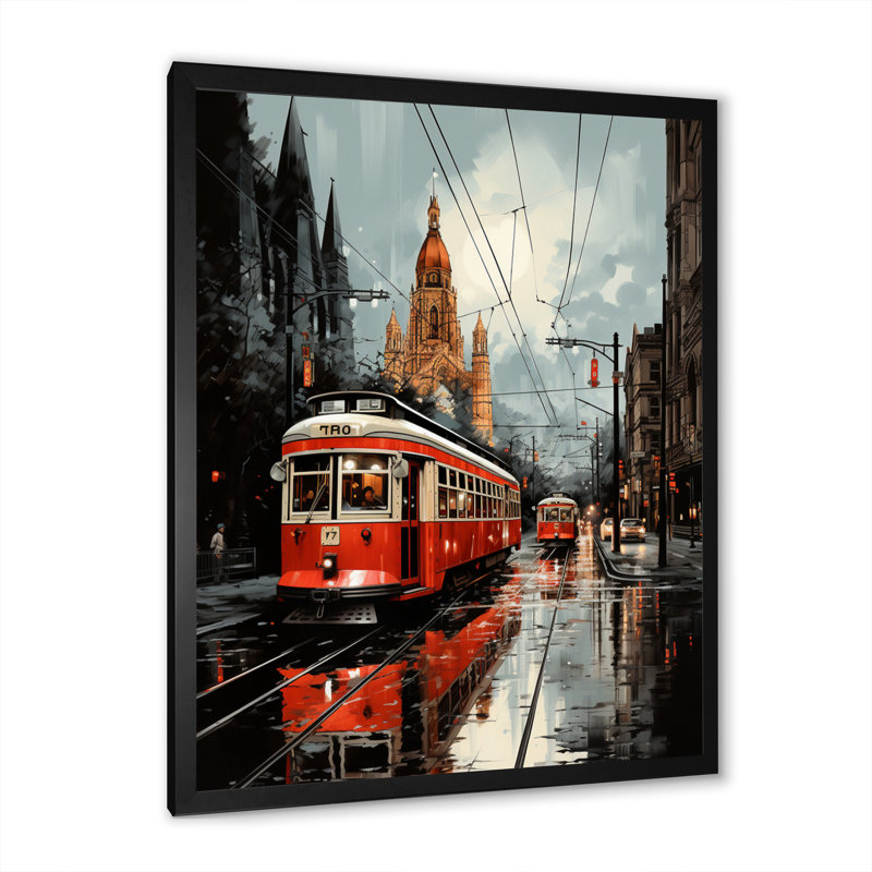 «Lynese Toronto Urban Contrast I», reproduction sur toile, H 44 po x l 34 po x P 1,5 po, Cadre photo noir
