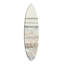 Coastal Jeweled Waters Surfboard - Decorative Surfboard Wall Art Print on Acrylic