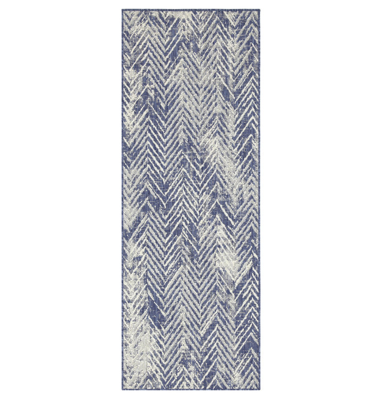 Tapis bleu intérieur / extérieur - 7 pi 10 po X 10 pi 3 po, Rectangle 7 pi 10 po x 10 pi 3 po