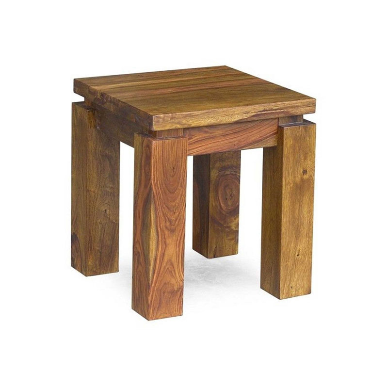 Metro Life Solid Wood End Table