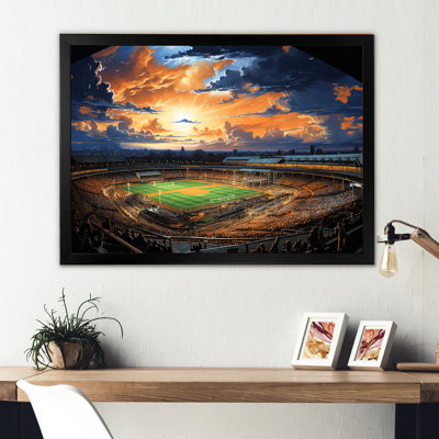 " Night Match Stadium Under The Floodlights "