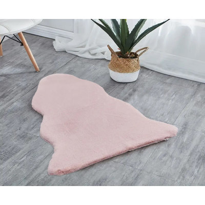 Hanfa Faux Fur Washable Indoor Rug