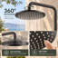 Douche d'extérieur en acier inoxydable 304 à fonction simple avec pomme de douche à pluie réglable-134187464