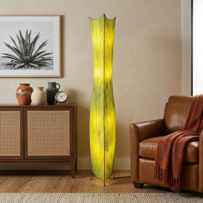 Arbutus 72'' Novelty Floor Lamp, Green