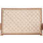 Chaise d'appoint en rotin et finition naturelle