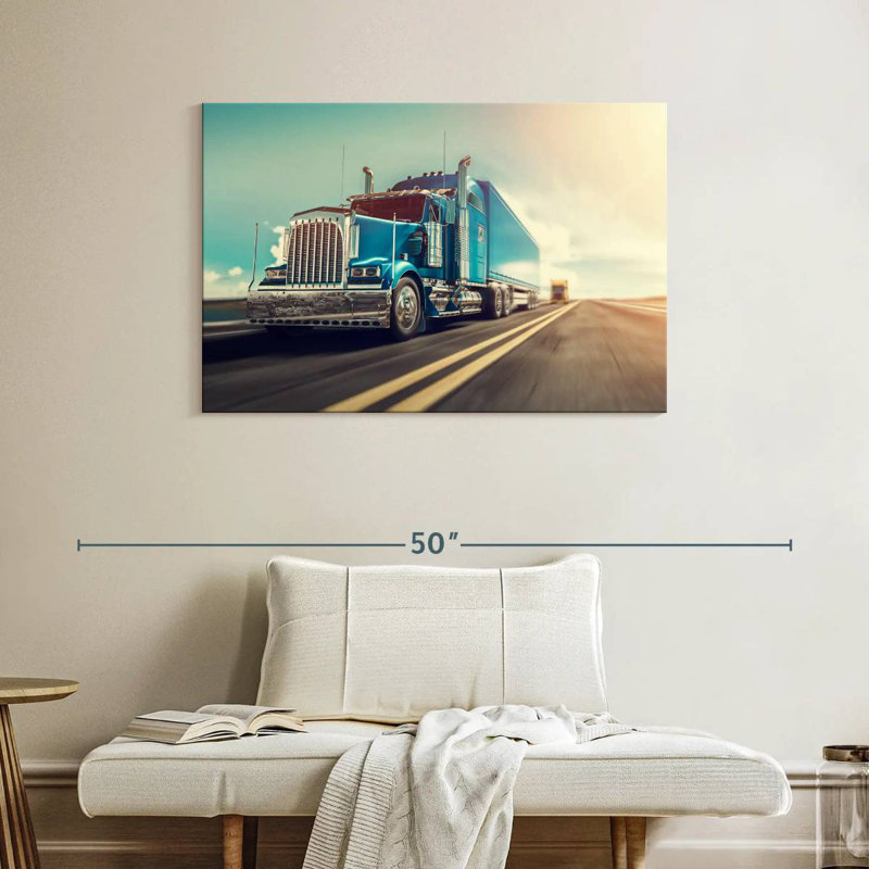 Mehar Truck, 26" H x 39" W
