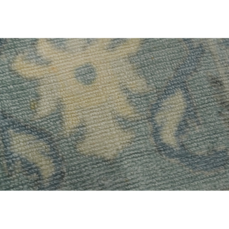 Tapis géométrique transitionnel Oushak 6 x 8