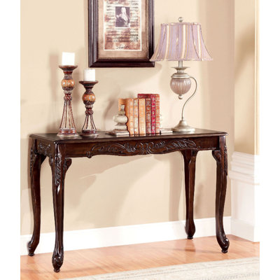 Table de canapé l 47,6 po, cerisier foncé