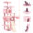 Lima Pet Heavy Duty Carpet 68 Inch Multi-Level Cat Tree Condos and Scratching Posts Included-353610433