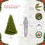 Lighted Artificial Fir Christmas Tree-474676486