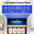 15" 165 Cans Built-In and Freestanding Beverage Refrigerator Beer Drink Cooler with Reversible Glass Door,Blue LED and Safety Lock-118228654