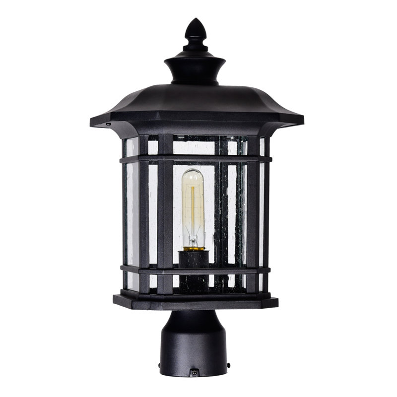 Rigdon Classic Outdoor 1-Light Lantern for Porch, Patio, and Garden