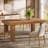 63 Inches Solid Wood Dining Table-1004825955