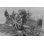 Grande digs de tracteur de style allemand pour pommes de terre sans earths-reproduction de photo