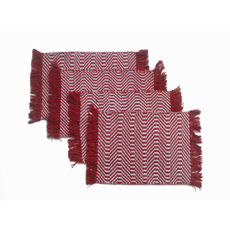 Cotton Geometric Rectangle Placemat