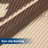 8' x 10' Waterproof Reversible Outdoor Rug, Plastic Straw Weave, Lightweight and Easy-Clean Patio Mat for Deck, Backyard, Camping or RV Use, Brown Coffee-422947558-422947557