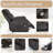 Muli 41.00 W 4 Large Power Recliner with Lift Assist,Cup Holders-668365382