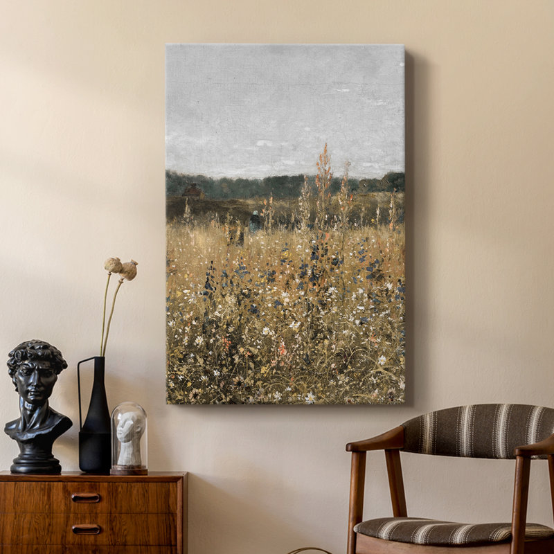 Paysage rétro CCL III - galerie Cavas sur mesure, H 12 po x l 8 po