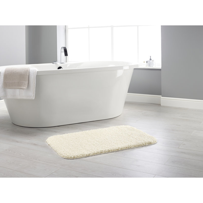 Buddy Bath Mat, 80cm L x 60cm W, Ivory