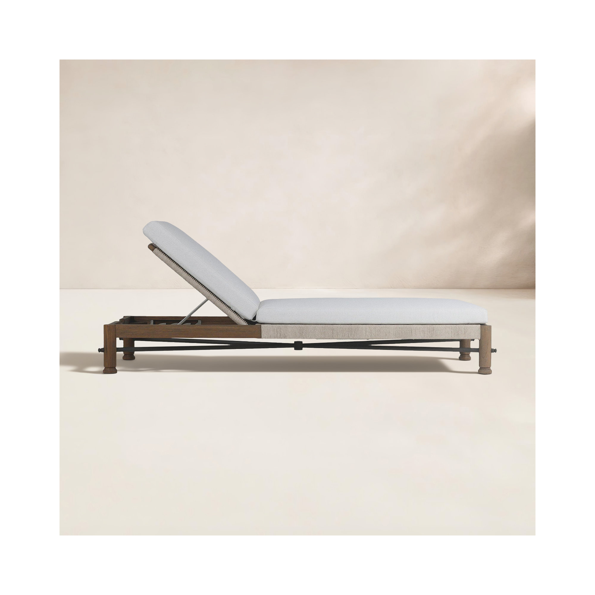 Finnegan Outdoor Chaise, Alessi Linen