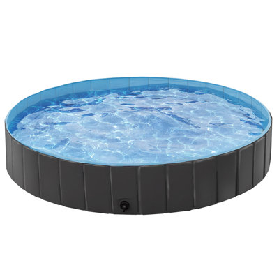Plastic Circle Pet Pool 12'' H x 71'' W x 71'' L