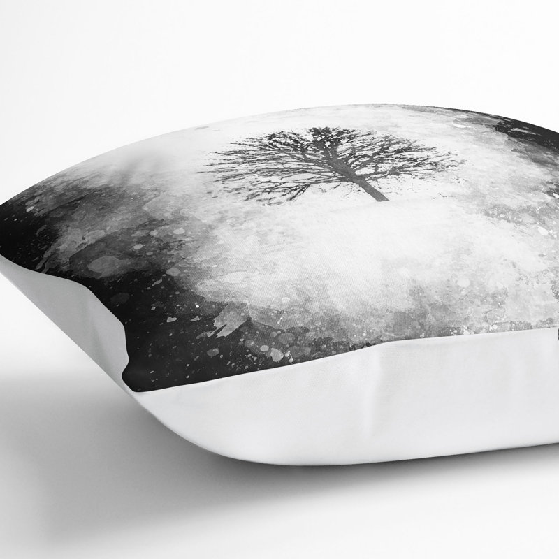 Square Cushion, 40cm H x 40cm W x 15cm D, White