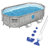 Bestway 14ft x 8ft x 39.6in Power Swim Vista Pool with Pump and AquaCrawl Vacuum