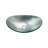 Bathroom Tempered Glass Sink, Vessel Bathroom Sink With Chrome Pop-Up Drain