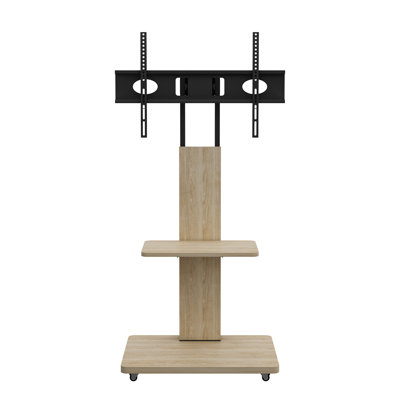 Mobile TV Cart ,Floor Stand with Mount on Lockable Wheels