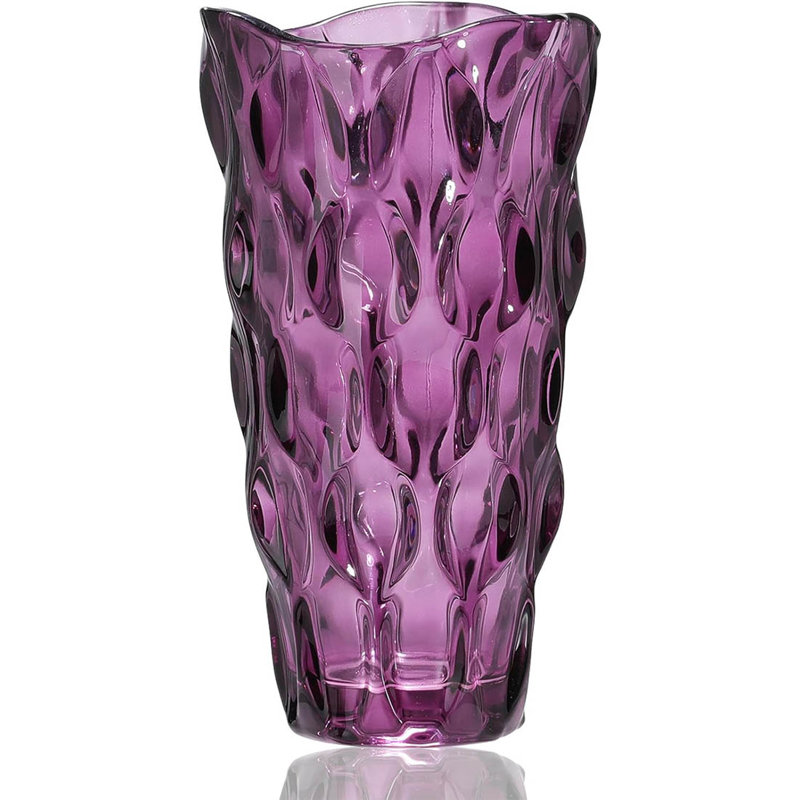 Glass Table Vase, Purple