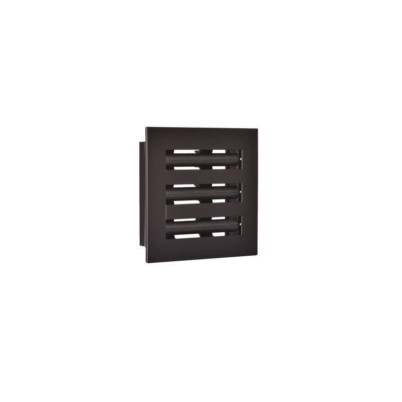 Diffuseur linéaire à fente 6 x 6 Flo Matrix - noir mat