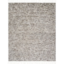 Tory Grey/Ivory Hand Knotted Wool Rug