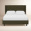 Hanson Upholstered Wingback Platform Bed