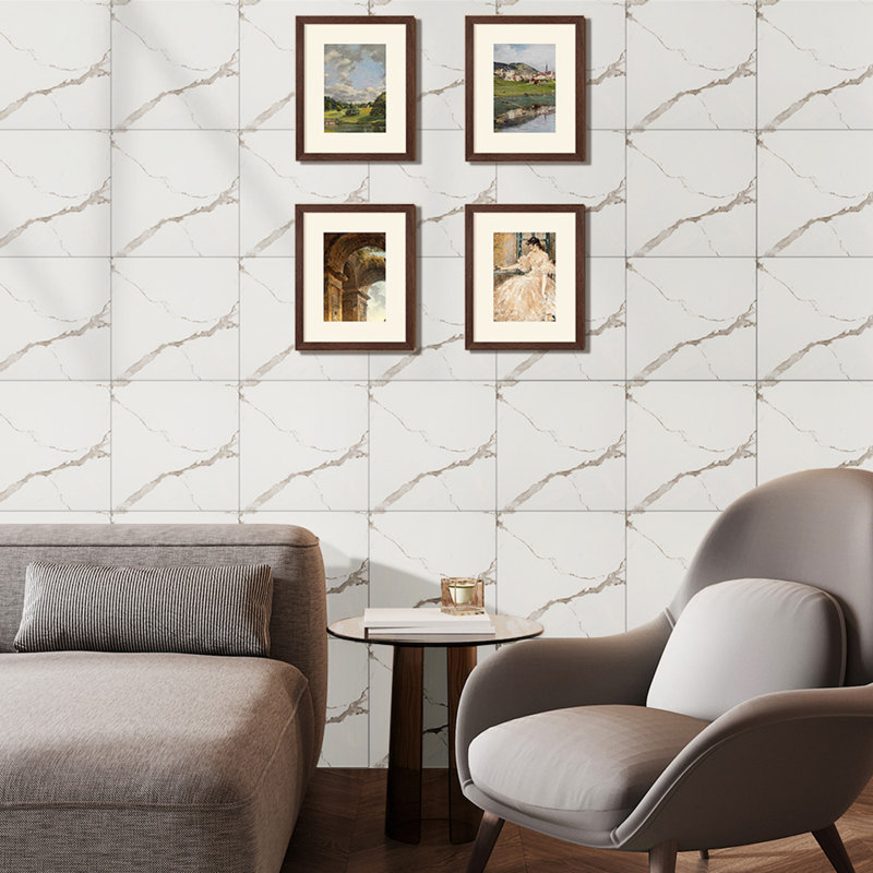 Marble Look Peel and Stick Wallpaper Oil-Proof Fire-Retardant Self-Adhesive Wall Panels