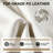 Executive Office Chair with Retractable Footrest, Adjustable Headrest, Padded Arms, Easy Assembly, White-44593285