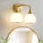 Gold/White Finish/White Shade