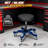 Adjustable Height Rolling Shop Stool 300Lb Capacity Pneumatic Mechanic Seat With 5 Swivel Casters & 2 Brakes-716050641