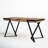 Zavalla Solid Wood Iron Writing Desk