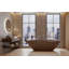 75" x 40" Freestanding Soaking Cement Bathtub-1595524162