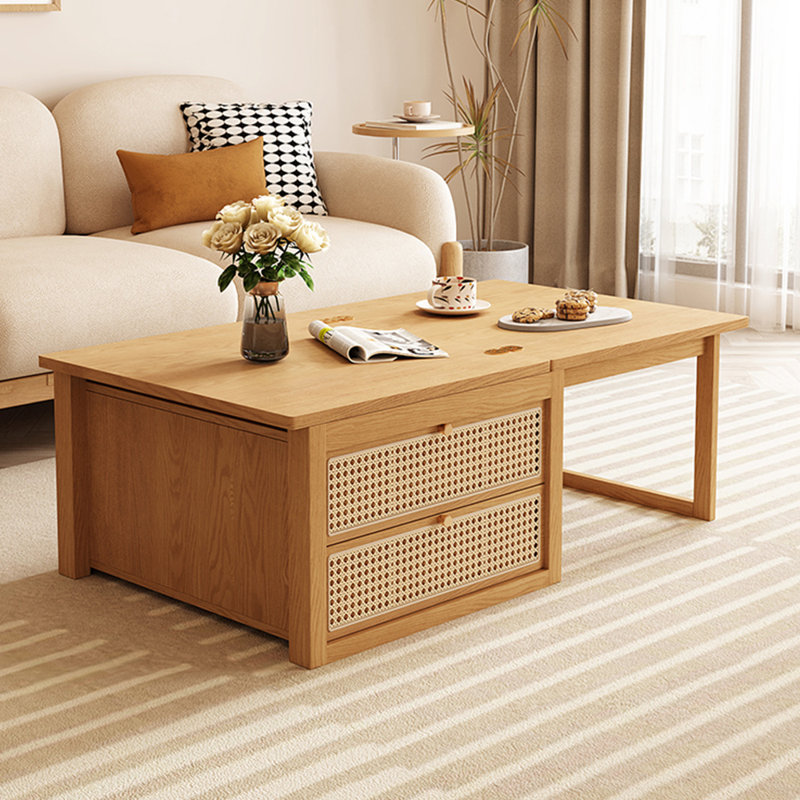 Table basse moderne simple en bois massif