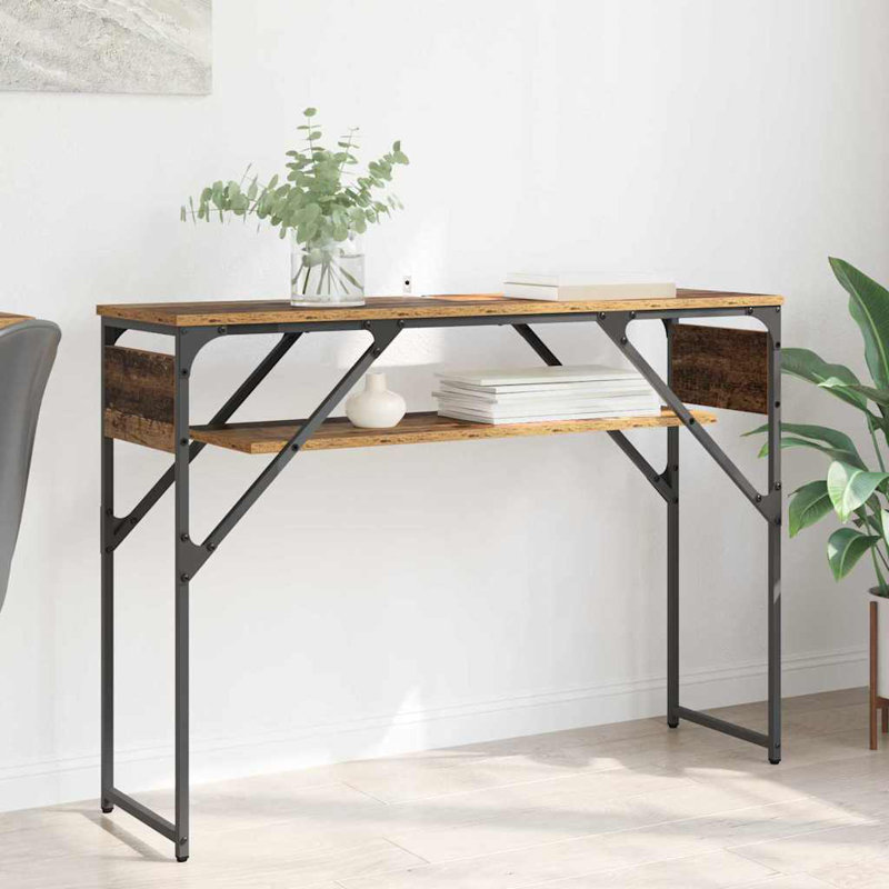 Console Table, 75cm H x 105cm W x 30cm D, Old Wood