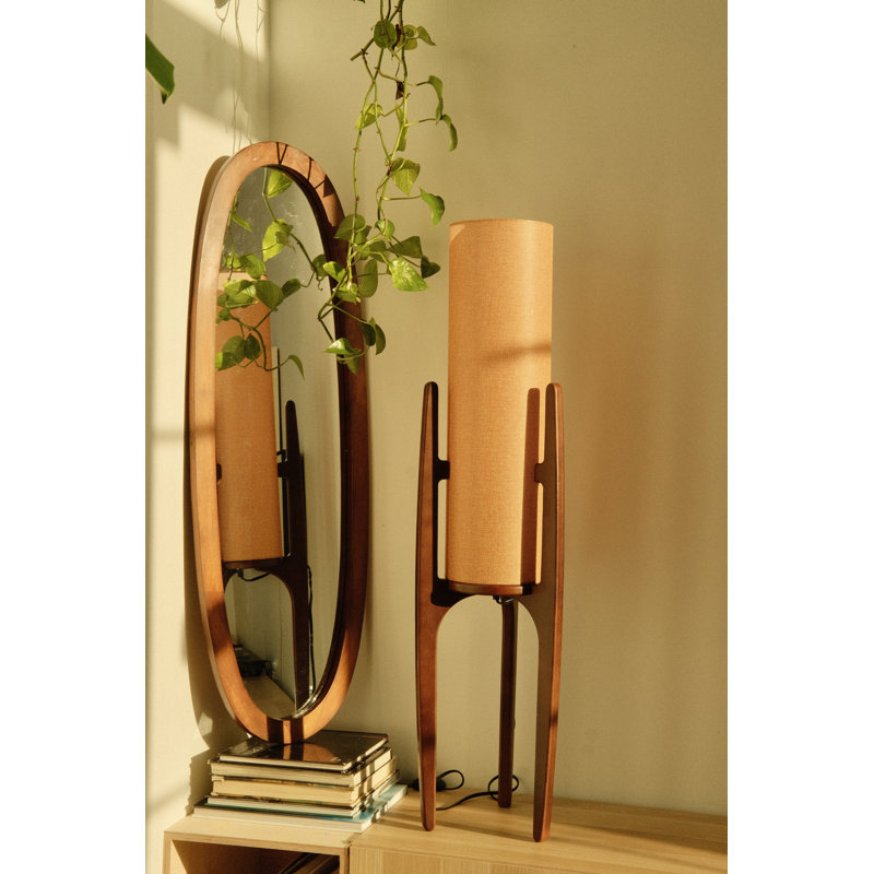 Zen Floor Lamp, Dark Brown