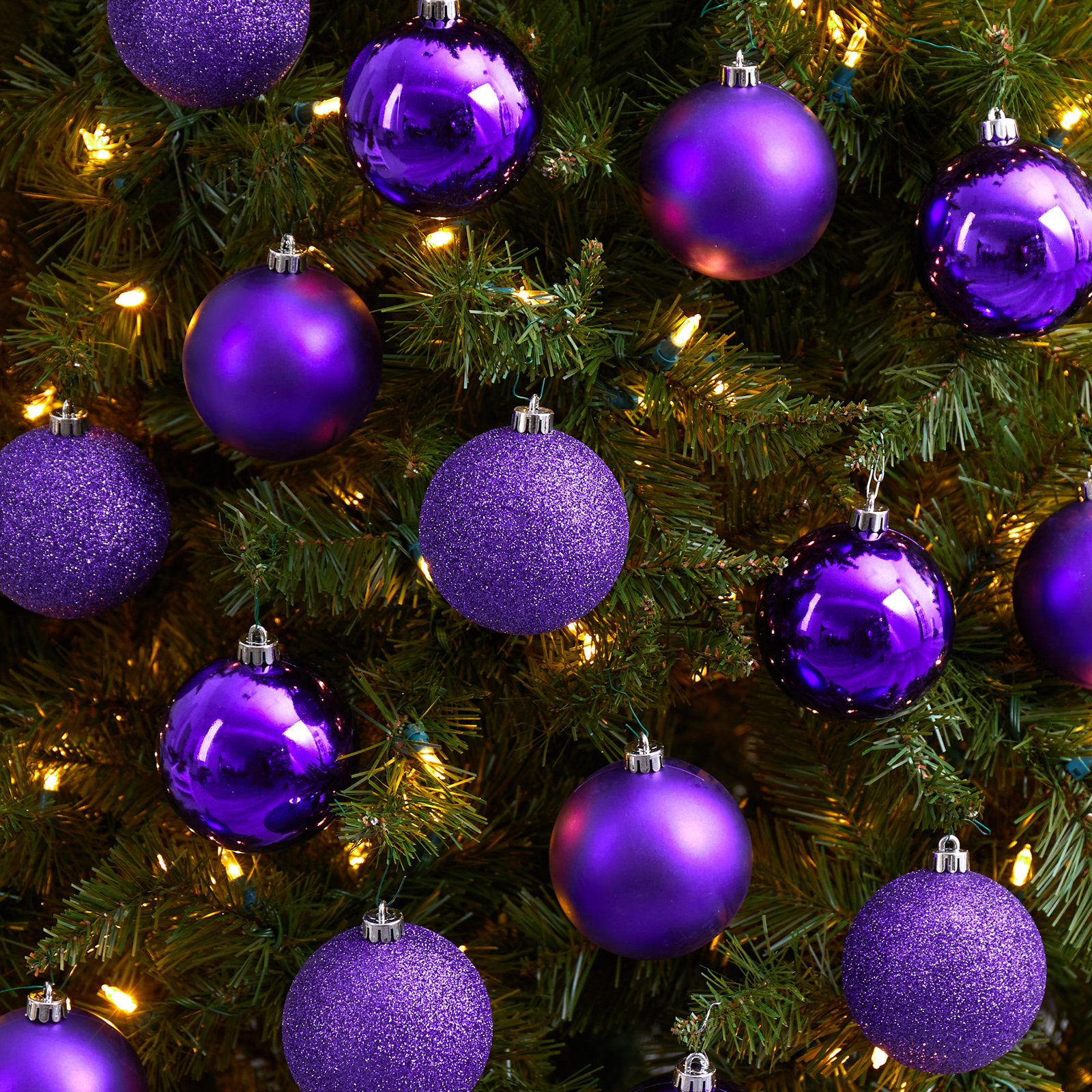 3" Shatterproof Bauble, Purple